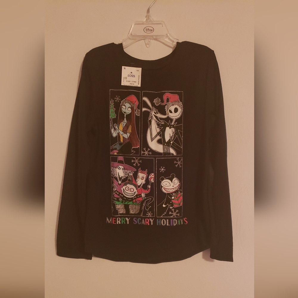 Nightmare Before Christmas Girls Top Size Small